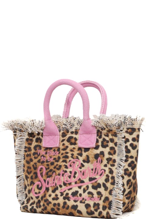 Fashion for Kids MC2 Saint Barth Mini-sand Leopard-print Bag