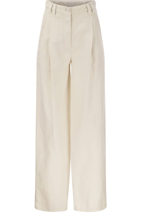 Brunello Cucinelli Pants & Shorts for Women Brunello Cucinelli Relaxed Trousers