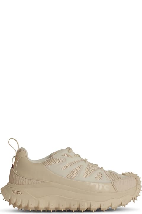 Moncler Sneakers for Women Moncler 'trailgrip' Beige Polyamide Sneakers