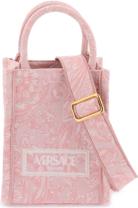 メンズ Versaceのバッグ Versace Athena Barocco Mini Tote Bag