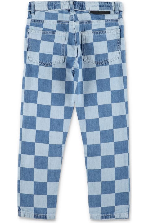 ボーイズ Stella McCartney Kidsのボトムス Stella McCartney Kids Checkerboard Print Jeans