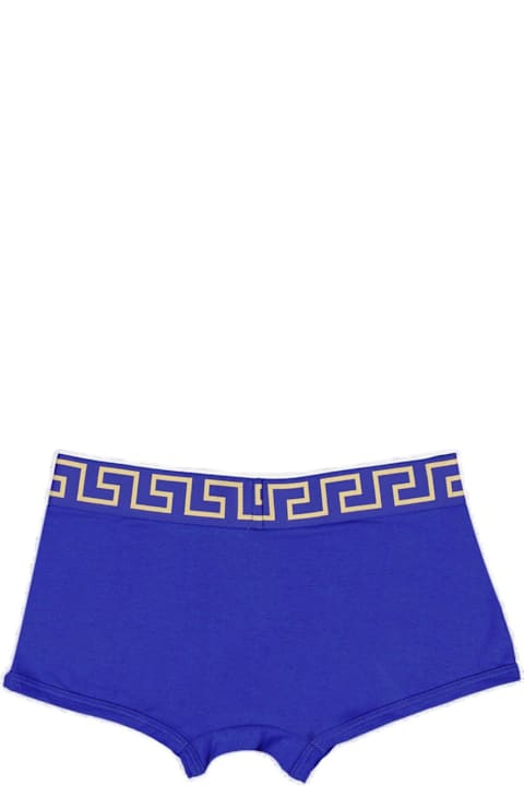 Versace ملابس داخلية لـ القسم الرجالي Versace Greca Border Stretched Boxer Briefs