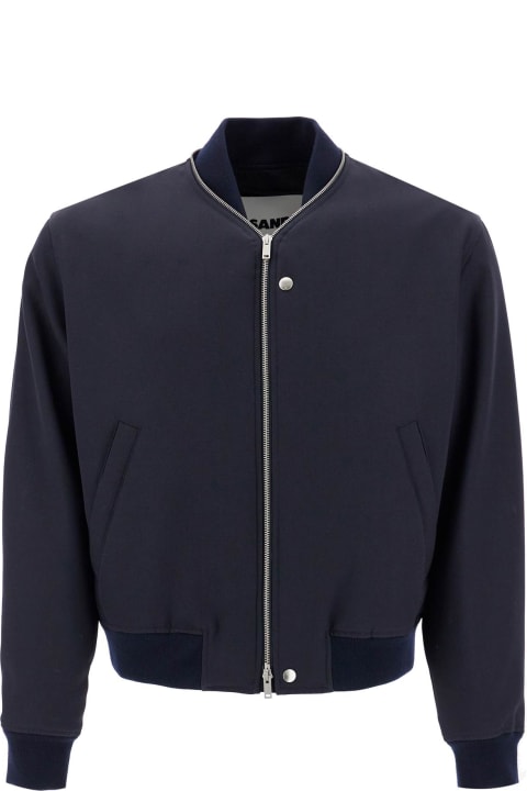 Jil Sander Coats & Jackets for Men Jil Sander Woolen Bomber Jacket