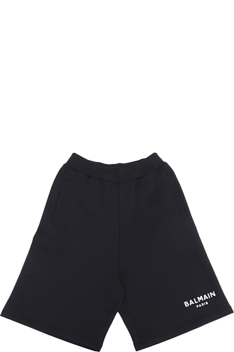 Balmain Bottoms for Boys Balmain Jersey Shorts