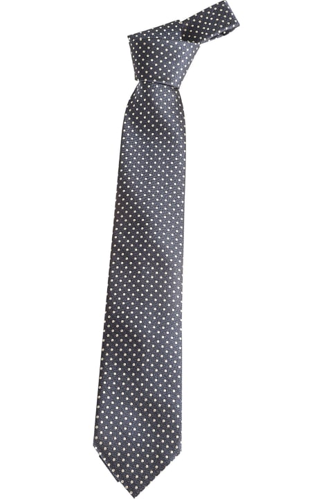 Ties for Men Tom Ford Dotted Print Neck Tie