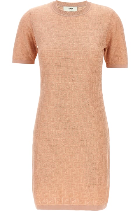 Dresses for Women Fendi Ff Cotton Dress