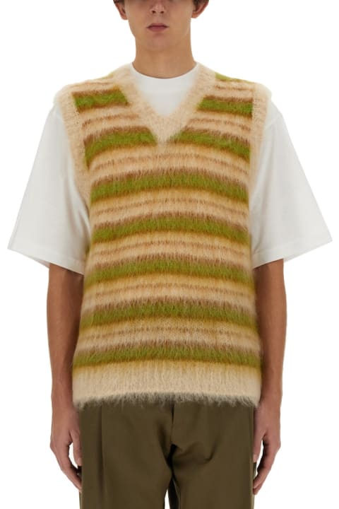 Marni Coats & Jackets for Men Marni Striped Vest