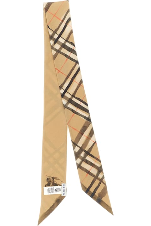 Homeware Burberry Double Face 'wter Col' Scarf