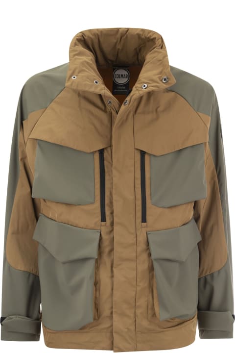 Colmar Coats & Jackets for Men Colmar Colourblock Jacket With Concealed Hood