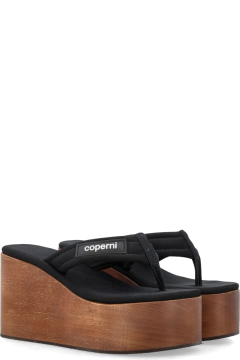 Coperni for Women Coperni Wedge Thong Sandal