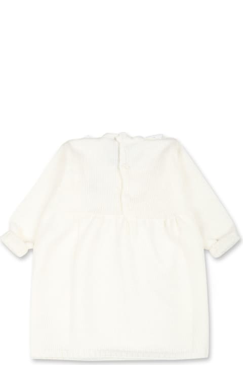 Homeware Little Bear Ivory Dress For Baby Girl