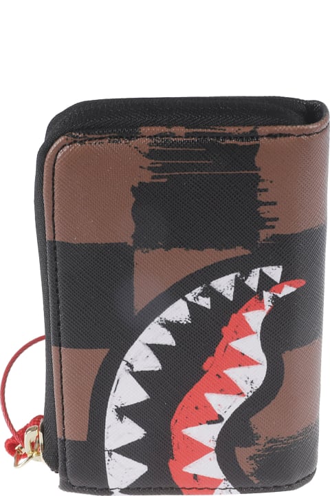 Sprayground Accessories for Men Sprayground Shark Zip-around Wallet