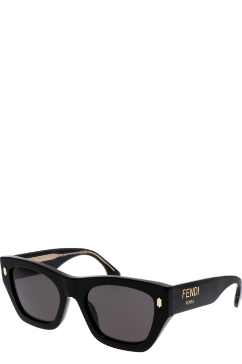 Fendi Eyewear Eyewear for Men Fendi Eyewear Fe40100i 01a Sunglasses