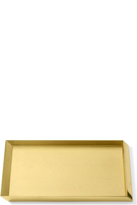 Home Décor Ghidini 1961 Axonometry - A4 Tray Polished Brass