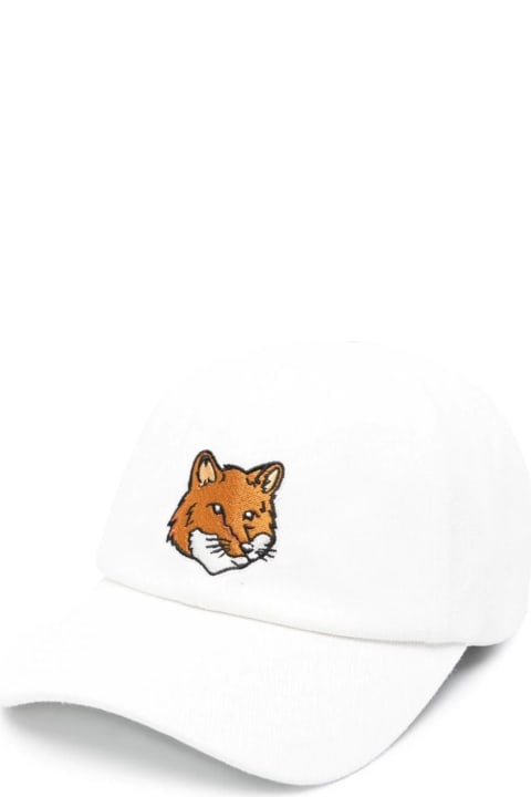 Hats for Men Maison Kitsuné Large Fox Head 6p Cap
