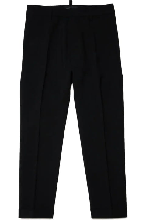 Dsquared2 Bottoms for Boys Dsquared2 Dsquared2 Trousers Black