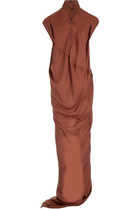 Rick Owens Jumpsuits for Women Rick Owens Long Cupro Dress