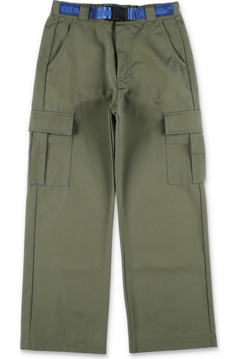 Off-White Bottoms for Boys Off-White Pants Cargo