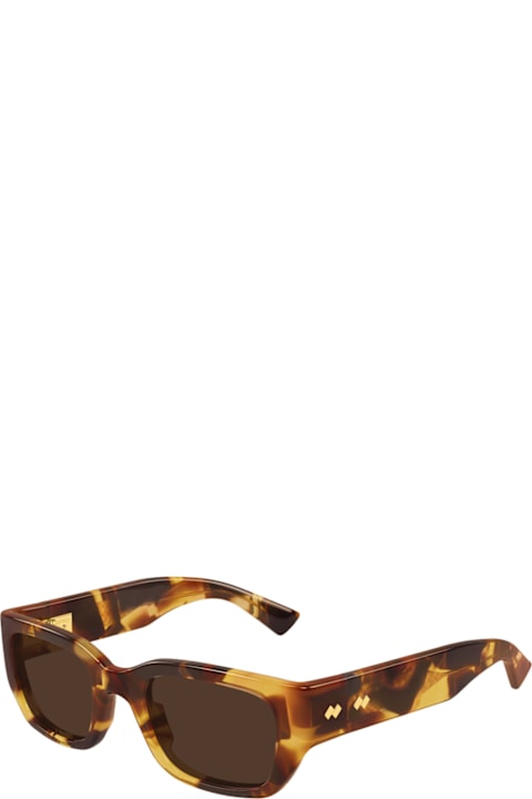 Bottega Veneta Eyewear for Kids Bottega Veneta Eyewear Bottega Veneta Bv1400s Linea Intrecciato 002 Havana Brown Sunglasses