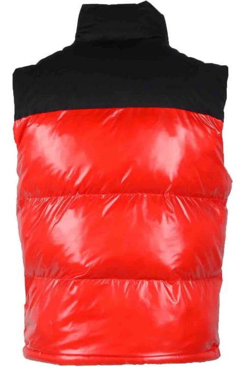 Men's Black Red Padded Vest