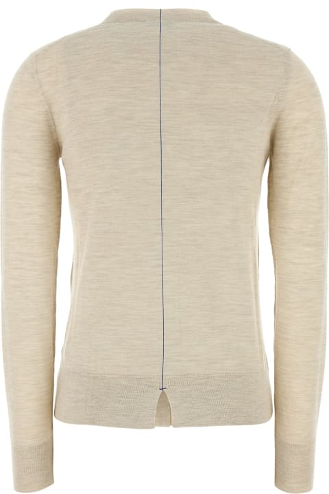 Burberry Fleeces & Tracksuits for Women Burberry Sand Wool Cardigan