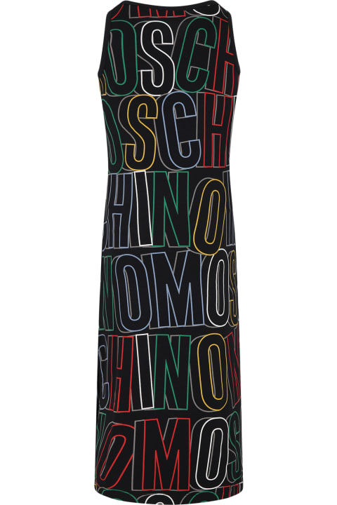 Fashion for Kids Moschino Black Dress For Girl With Logo