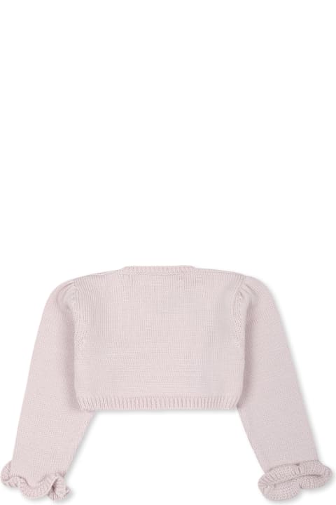 Homeware La stupenderia Pink Shrug For Baby Girl