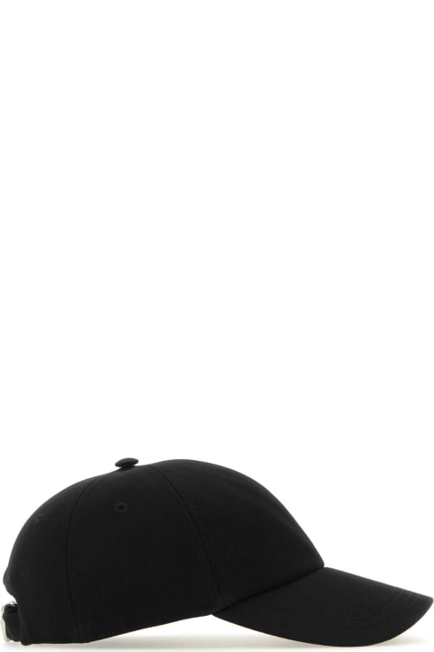 ウィメンズ Burberryのヘアアクセサリー Burberry Black Polyester Blend Baseball Cap