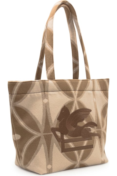 メンズ Etroのトートバッグ Etro Shopping Bag With Logo