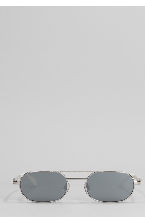 Baltimore Sunglasses In Silver Metal Alloy