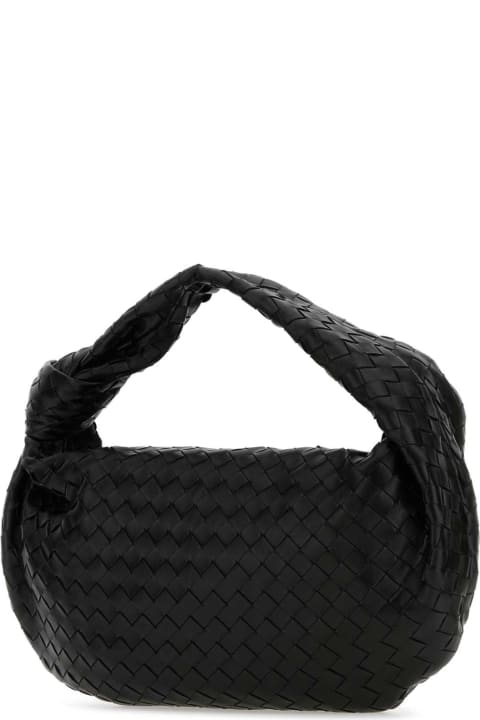 Bottega Veneta Sale for Women Bottega Veneta Black Nappa Leather Small Jodie Handbag