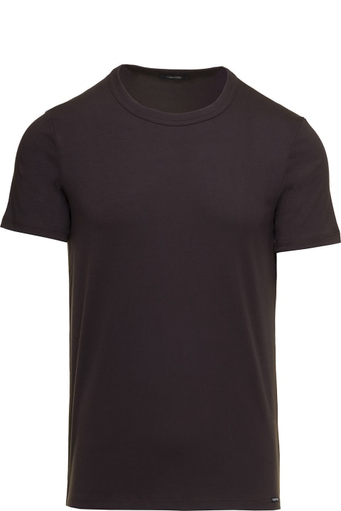 Tom Ford Logo Patch Crewneck T-shirt | italist