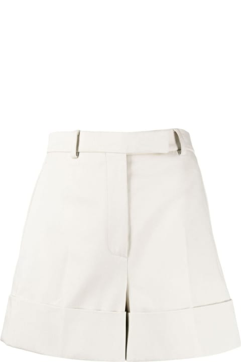 Thom Browne for Women Thom Browne White Cotton Shorts