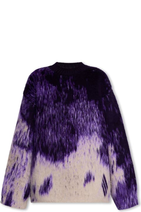 The Attico Sweaters for Women The Attico Animal Patterned Oversized Jumper