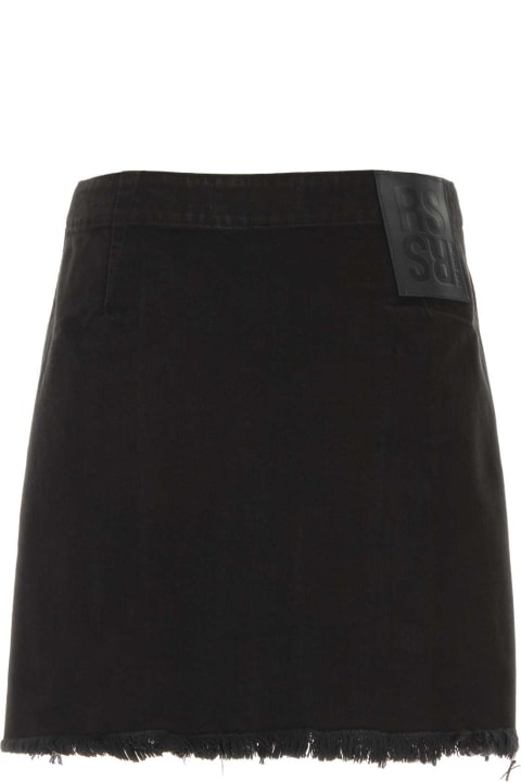 Skirts for Women Raf Simons Black Denim Skirt