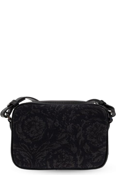 Bags for Men Versace Barocco Athena Zipped Messenger Bag