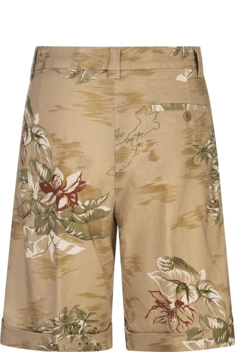 ウィメンズ Aspesiのパンツ＆ショーツ Aspesi Cotton And Linen Bermuda Shorts
