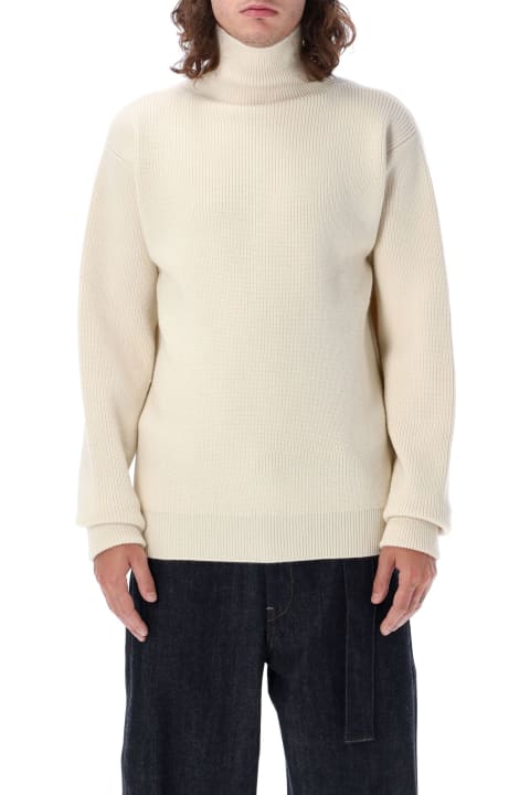 Jil Sander Sweaters for Men Jil Sander High Neck Sweater Zip Side