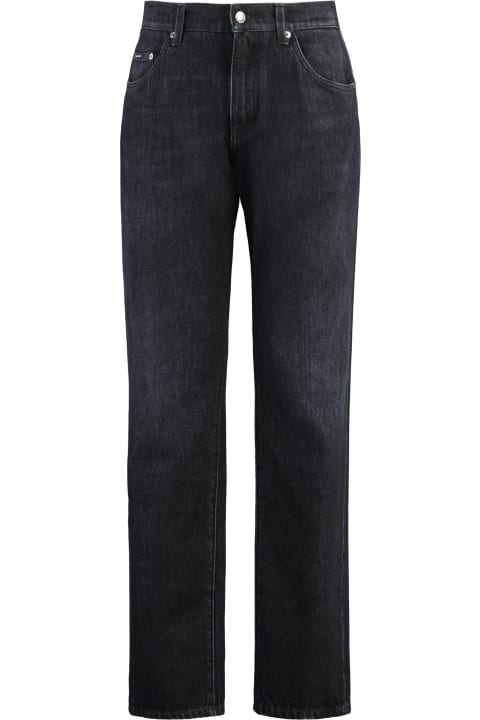 メンズ デニム Dolce & Gabbana 5-pocket Straight-leg Jeans