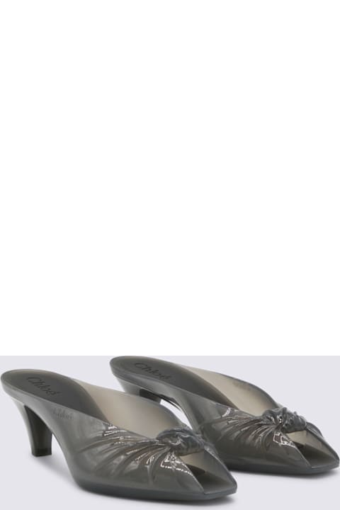 Chloé Grey Rubber Pump