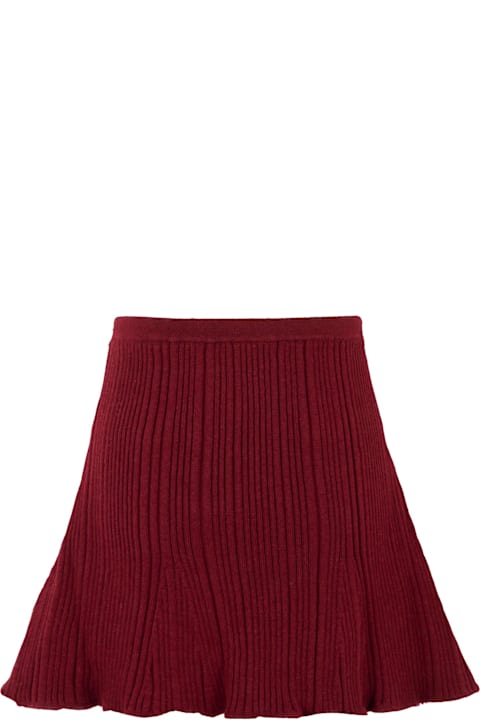 self-portrait for Men self-portrait Burgundy Skirt For Girl