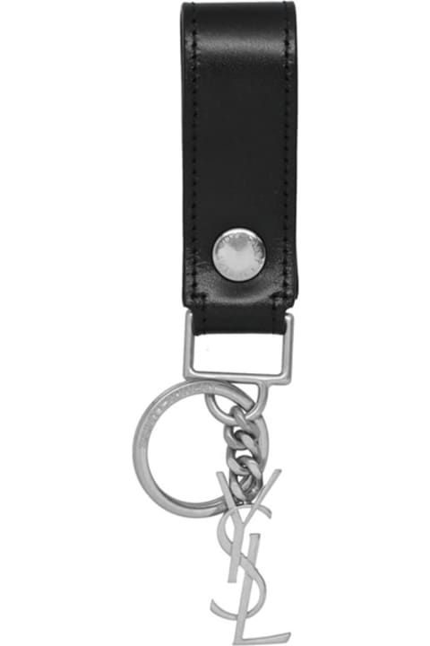 Keyrings for Men Saint Laurent 'monogramme' Keyring