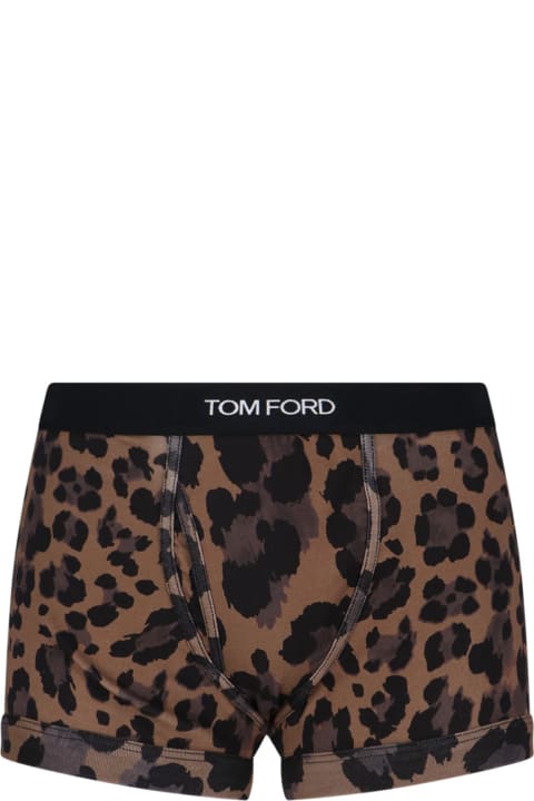 Homeware Tom Ford Leopard Print Boxer Shorts