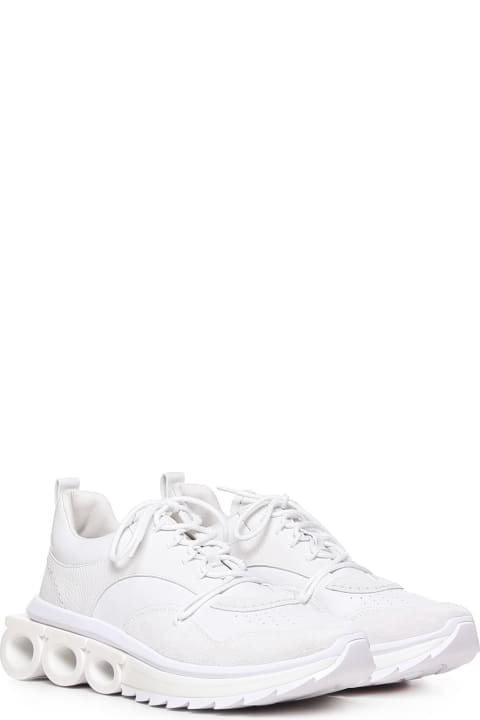 Homeware Ferragamo Sneakers With Gancini Plaque