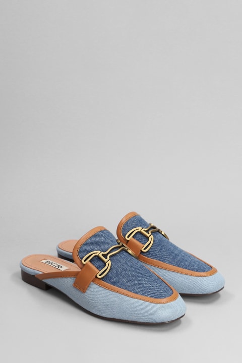 Shoes for Women Bibi Lou Vela Slipper Slipper-mule In Blue Canvas