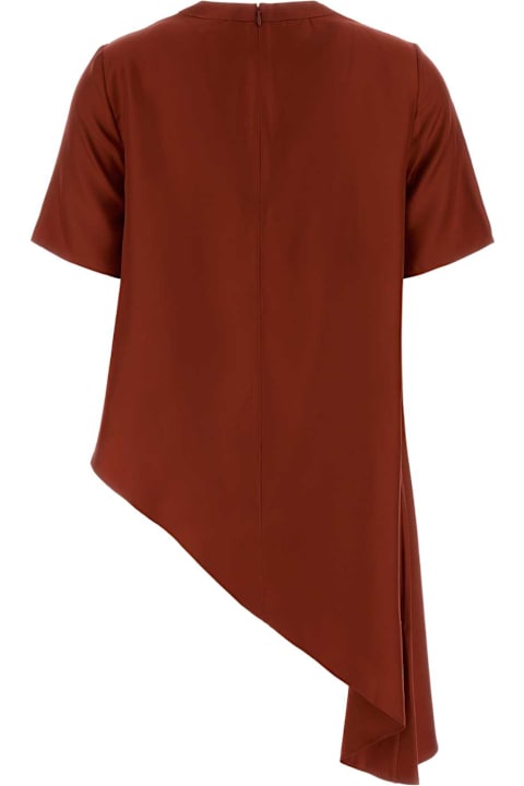 أدوات منزلية Loulou Studio Tiziano Red Silk Madea T-shirt
