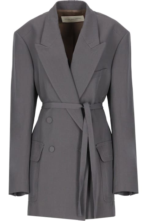 Dries Van Noten for Women Dries Van Noten Double-breasted Belted Blazer