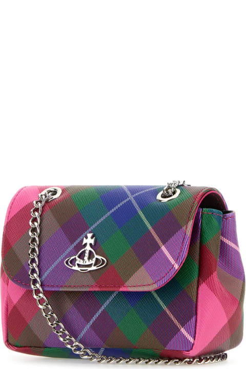 Wallets for Women Vivienne Westwood Printed Synthetic Leather Shoulder Bag