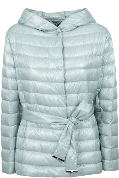 Herno for Women Herno Hooded Belted Waist Puffer Jacket