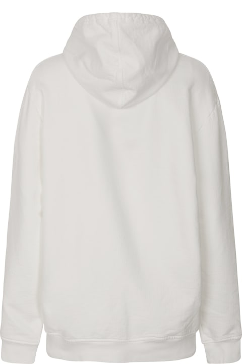 Panama Jack for Women Panama Jack Rib Trim Hooded Plain Sweatshirt